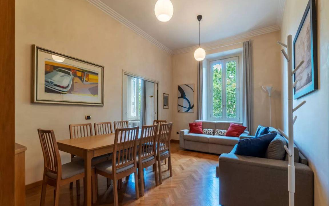 Rione IV Campo Marzio Apartment | 110 m² Apartment ∙ 3 bedrooms ∙ 6 guests