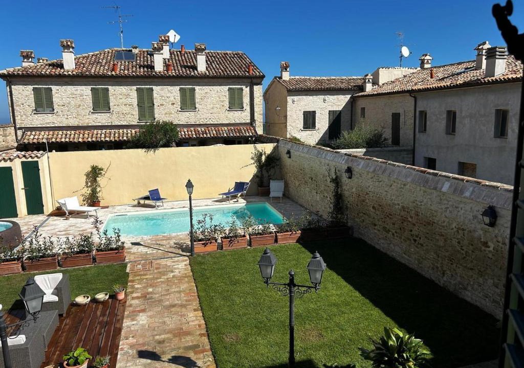 Pesaro Apartment | Apartment in a village with swimming pool