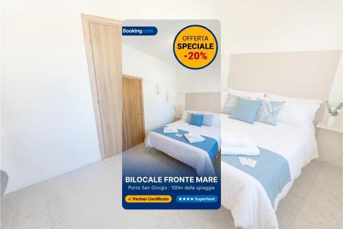 Porto San Giorgio Apartment | Bilocale sul Mare - Apt piano terra con Wifi & AC