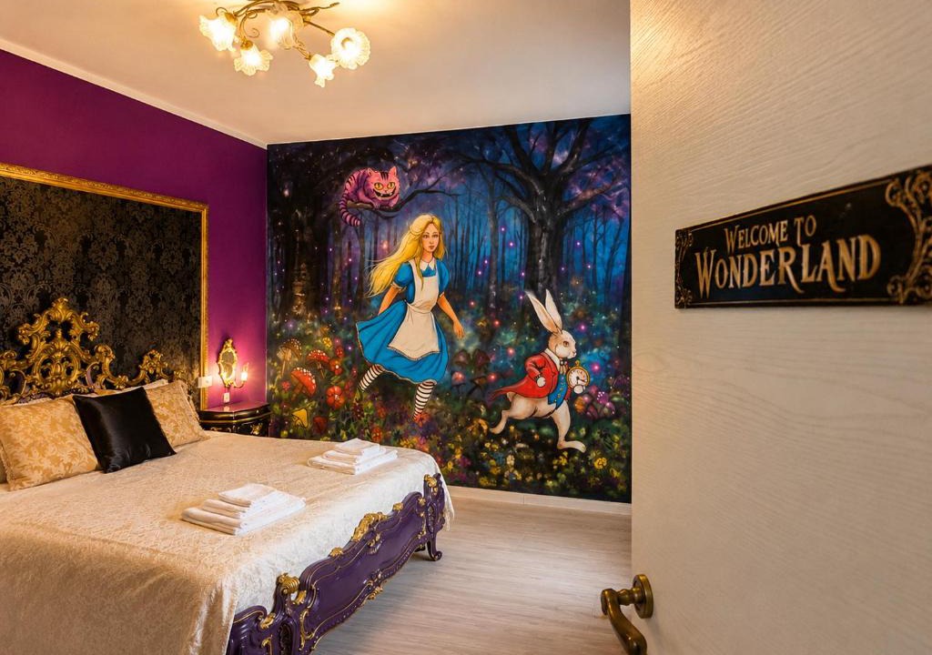 Arrone Apartment | Casa dei murales Wonderland Cascata delle Marmore - esperienza immersiva da fiaba