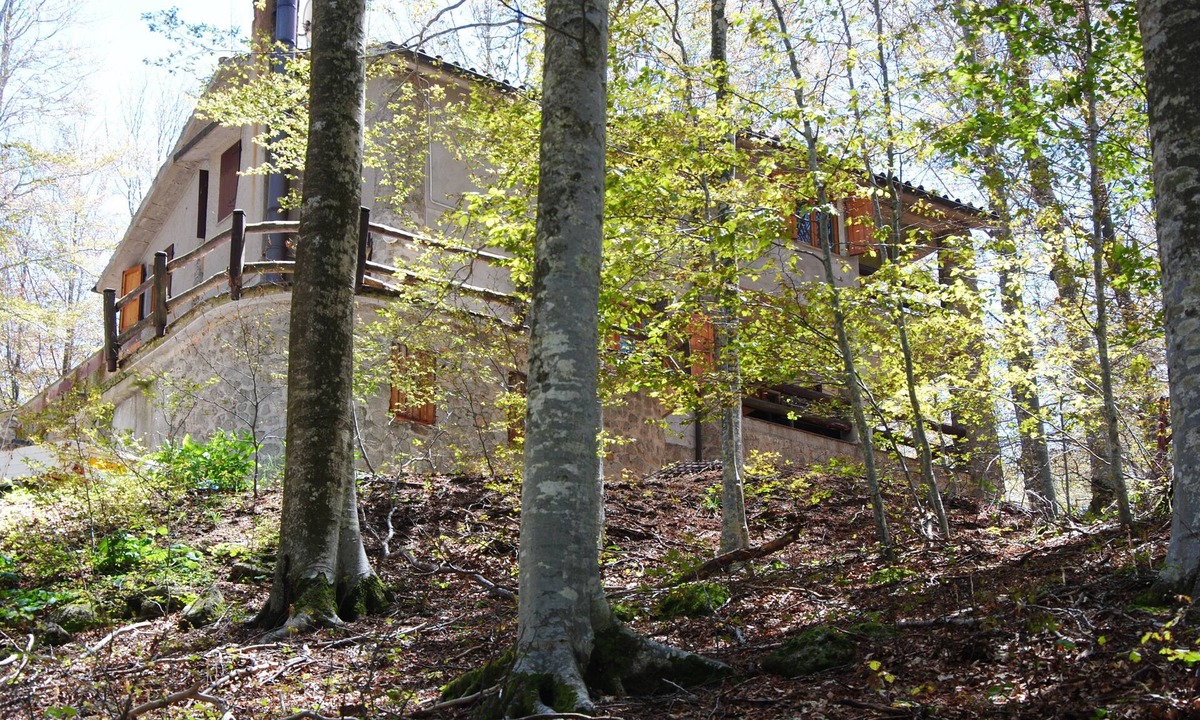 Castel del Piano Ski Chalet | House in the Woods at Macinaie, quiet and nature.