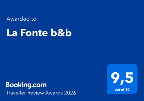 Nerbisci Bed & Breakfast | La Fonte b&b