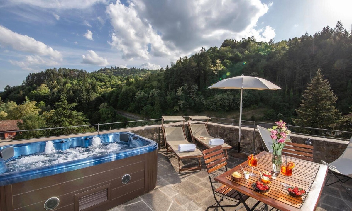 Stia Other | Medieval Tower amazing roof top terrace hot tub