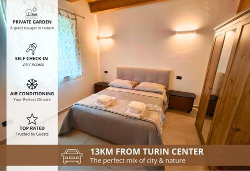Chieri Apartment | Monviso view & garden, close to Turin