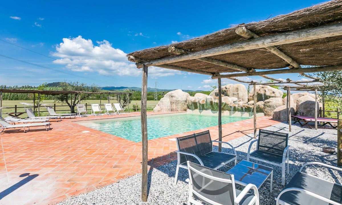 Guardistallo Apartment | Nice apartment for 4 guests with A/C, WIFI, pool, patio, pets allowed and panoramic view