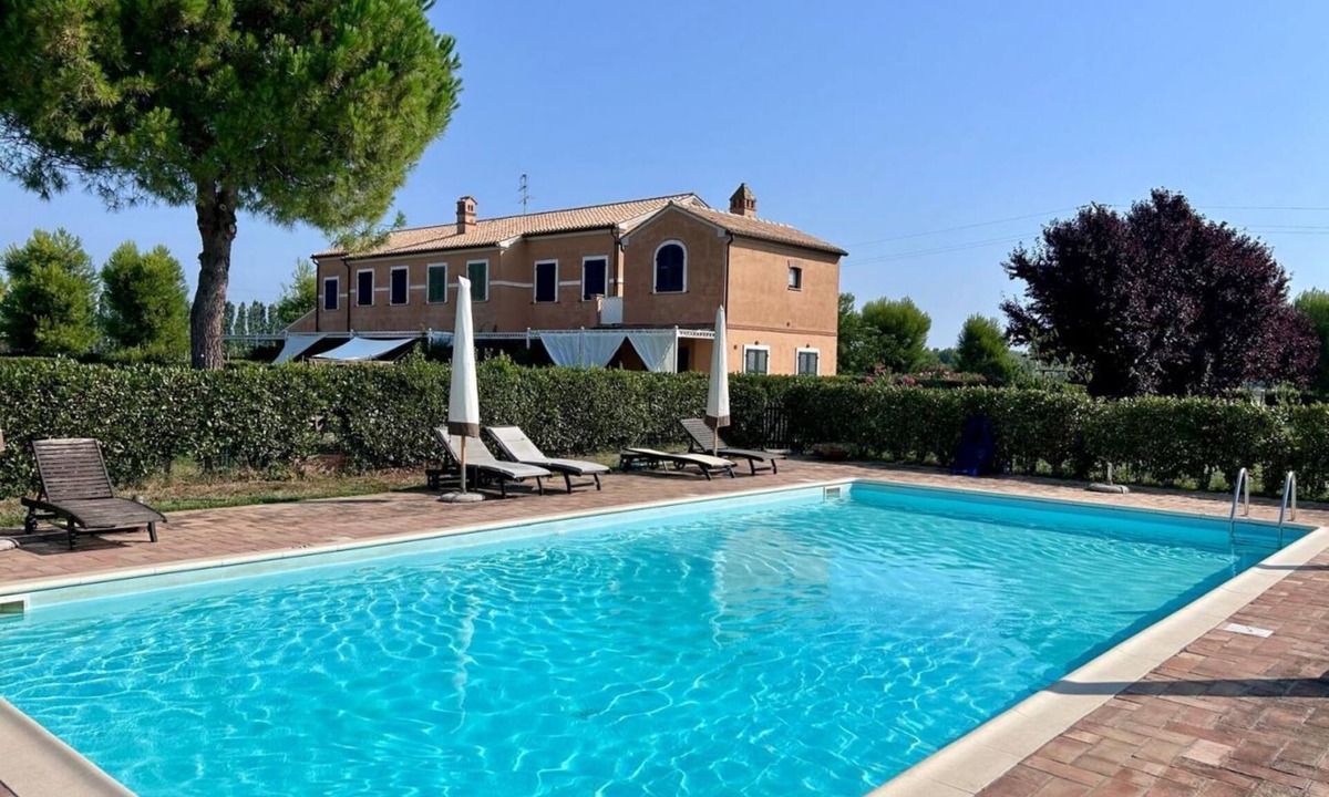 Porto Recanati Apartment | P079 - Porto Recanati, two-room apartment with courtyard in a residence with pool.