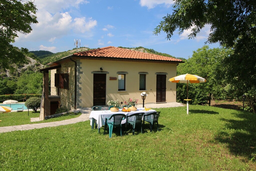 Apecchio Apartment | Property with swimming pool, spacious garden, private terrace and views
