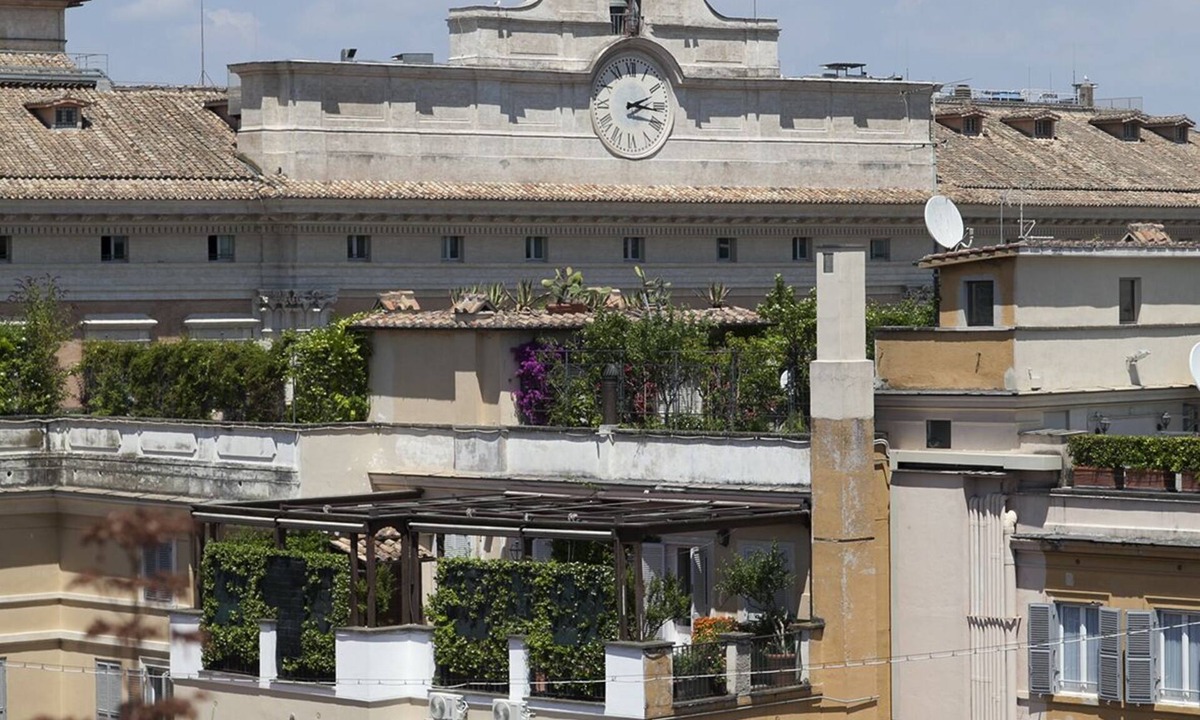 Rione VIII Sant'Eustachio Apartment | Spectacular Penthouse with two private terraces, Pantheon view, St. Peter's view
