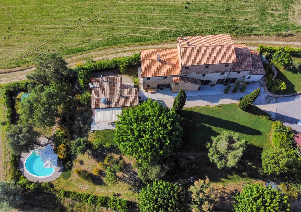 Bettolelle Villa | Splendida Villa con Piscina e Sauna, Belvedere Ostrense