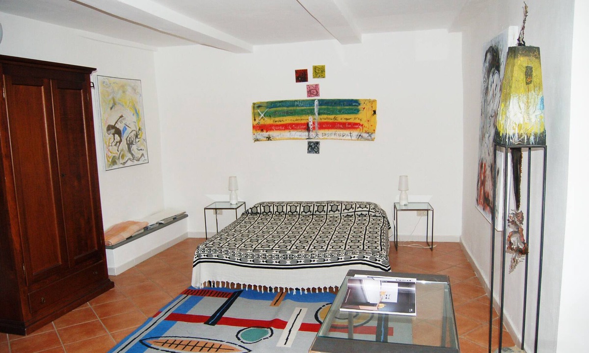 Scarlino Apartment | The Atelier. Artist's apartment sea view with plant and sculpture garden