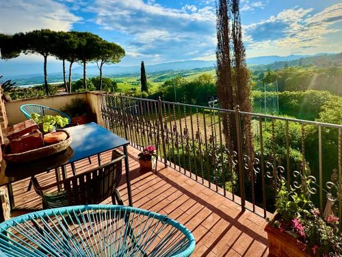 Gioiella Apartment | Two Bedroom Apartment with Breathtaking Views Large Balcony in a Cool Umbrian Village