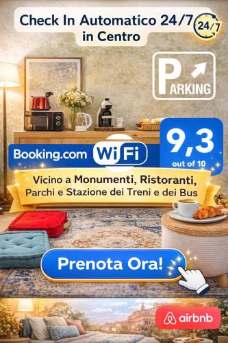 Casale Monferrato Apartment | Zen-Haus im Zentrum mit kostenlosen Parkplätzen und automatischem Check-In 24 7 - Mit Netflix und DisneyPlus