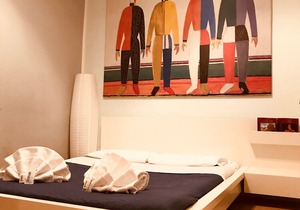 Rome: Self Catering Apartment - Last Minute - ROME -Trastevere - S. Cosimato - 2 bedrooms - 2 bathrooms - living room