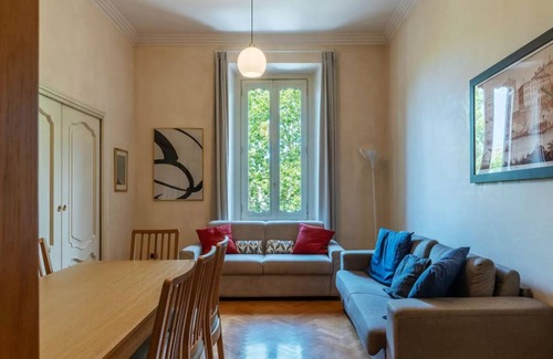 Rione IV Campo Marzio Apartment | 110 m² Apartment ∙ 3 bedrooms ∙ 6 guests
