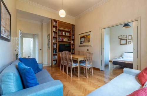 Rione IV Campo Marzio Apartment | 110 m² Apartment ∙ 3 bedrooms ∙ 6 guests