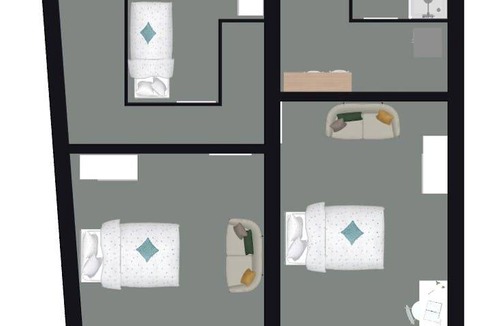 Monti Resort | 82 m² Private room ∙ 1 bedroom ∙ 1 guest