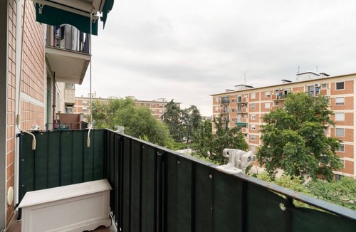 Milan Apartment | A cozy 70 sqm apartment, ideal for 4 people, located on the 4th floor of a building with an elevator.The property is situated in the Quartiere degli Olmi, a residential area in western Milan.Surrounded by expansive green spaces, the neighborhood offers a