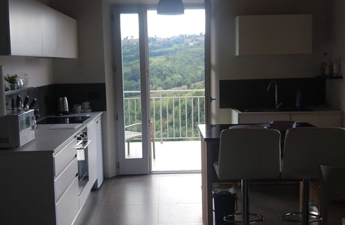 San Ginesio Apartment | A modern independent apartment with a large private terrace.