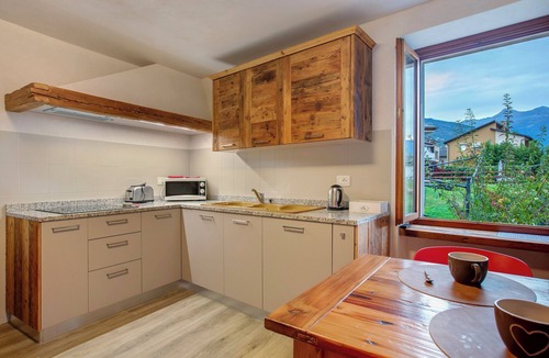 Saint Maurice Apartment | Apartment 'Appartamento 1' with Mountain View, Balcony and Wi-Fi
