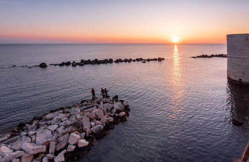 Molfetta Apartment | Apartment 'Aquamarine' with Sea View, Balcony and Wi-Fi