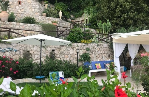 Gaeta Apartment | Apartment below with parking and private beach.