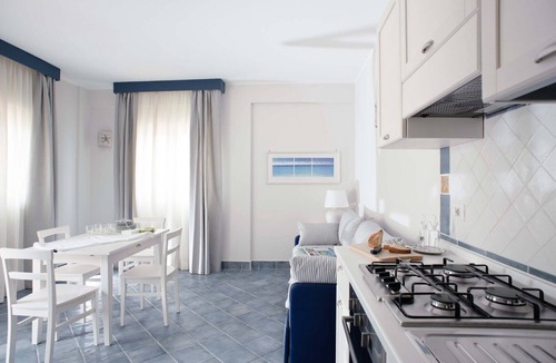 Villammare Apartment | Apartment with terrace. Shared pool. 150 metres from beach
