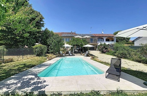 San Damiano dʼAsti Villa | Beautiful private villa for 6 people with pool, A/C, WIFI, TV and terrace