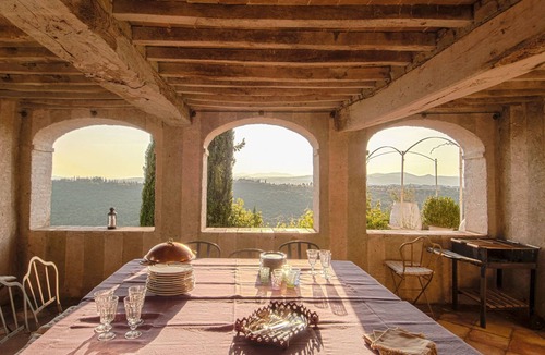 Montalcino Villa | Beautiful private villa for 16 guests with private pool, A/C, WIFI, TV, patio and panoramic view