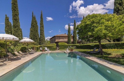 Montenero Villa | Beautiful private villa with private pool, WIFI, A/C, patio and panoramic view, close to Montalc.