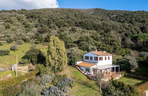 Scarlino Villa | Beautiful private villa for 7 people with private pool, WIFI, patio, pets allowed and panoramic .