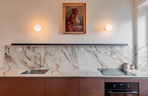 Aurelio Apartment | Bright Design Apartment near Vatican – Balcony & AC
