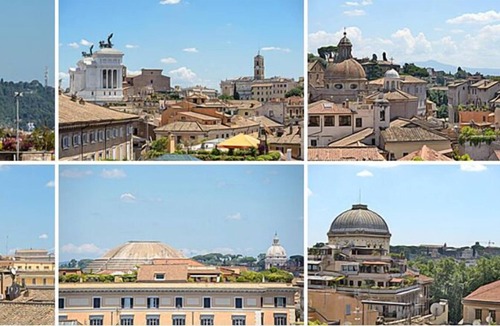Rione XI Sant'Angelo Apartment | Campo Fiori Ghetto panoramic terrace, fountain view 4 BR 3 BA in historic palace