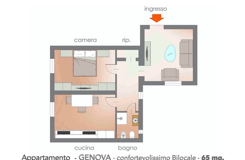 Genoa Apartment | Casa Ale GR