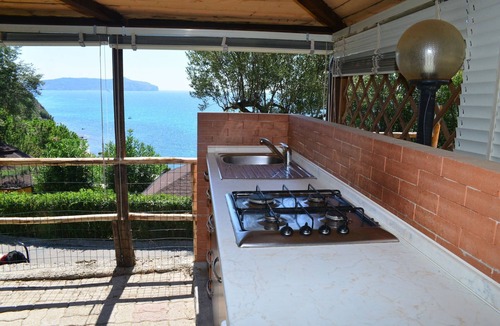 Marina Lido House | Chalet in Cilento with Sea View Pool
