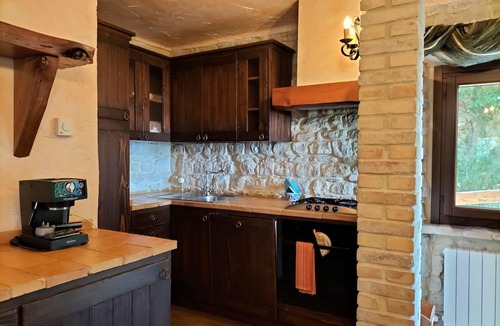 Penna San Giovanni Apartment | Charming apartment in a hillside villa.