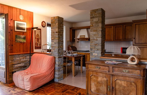 Gimillan Apartment | Cogne Mountain Apartment - Garden and View