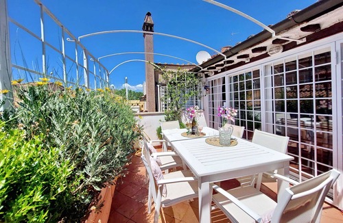 Rione V Ponte Apartment | Di Panico, Magical Navona Duplex With Terrace By Halldis