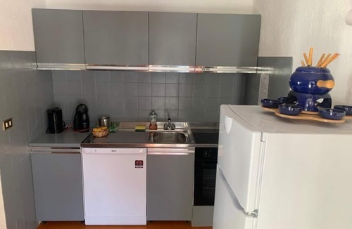 Pallusieux Apartment | Distinguished 2 bedrooms apartment with garden and Mt. Blanc view