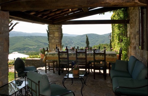 Bivio Lugnano Villa | Farmhouse Fonte Vecchia - Sleeps 8 with breathtaking views & Private Pool