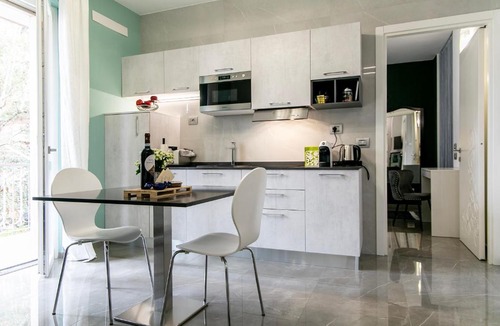 Nizza Monferrato Apartment | Green apartment at the Rotonda with garage