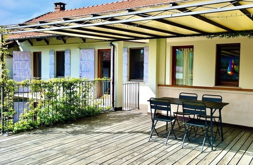 Magnano Apartment | Green retreat with sauna and terrace: authentic mini apartment in Magnano
