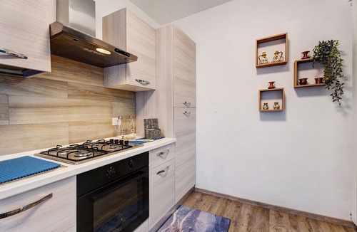 Malesco Apartment | Holiday Apartment "Nel Blu Dipinto Di Blu" with Mountain View, Private Garden & Balcony