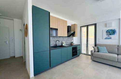Pesaro Apartment | Holiday apartment with air conditioning, internet and balcony with sea view