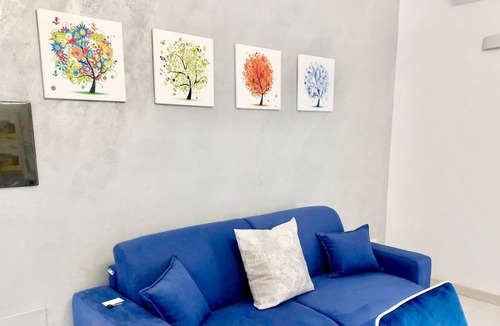 Scalea House | Holiday Home "Stefy's House, Blu Room" with Garden & Wi-Fi