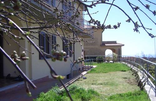 Isola del Giglio House | House ground floor with garden and terrace of spectacular views