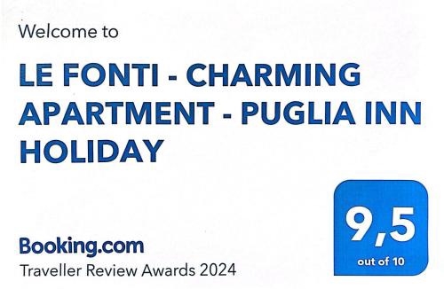Acquaviva delle Fonti Apartment | LE FONTI - CHARMING APARTMENT - PUGLIA INN HOLIDAY