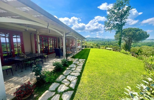 San Gimignano House | Limonaia con Piscina Privata Vista San Gimignano, Palestra e Campo da Tennis
