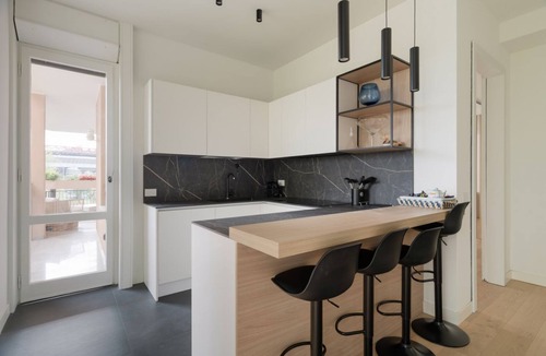 Milan Apartment | Modern and spacious 200m2 apartment, ideal for 6 people, located on the fifth floor of a building with lift.The accommodation is located in the San Siro area, a stone's throw from the famous San Siro Stadium and the Snai Hippodrome.The location is strate