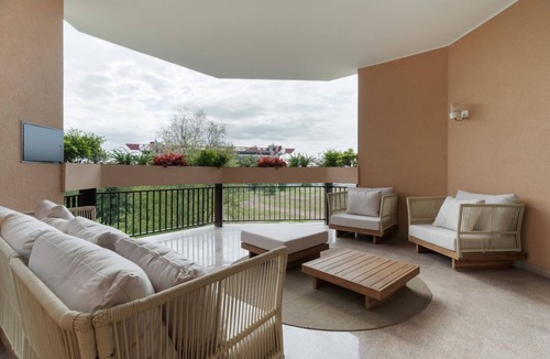 Milan Apartment | Modern and spacious 200m2 apartment, ideal for 6 people, located on the fifth floor of a building with lift.The accommodation is located in the San Siro area, a stone's throw from the famous San Siro Stadium and the Snai Hippodrome.The location is strate