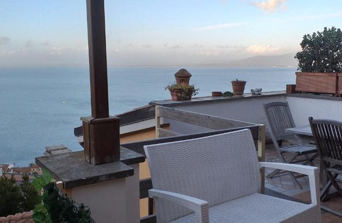 Porto Santo Stefano Apartment | panoramica terrazza sul mare con parcheggio